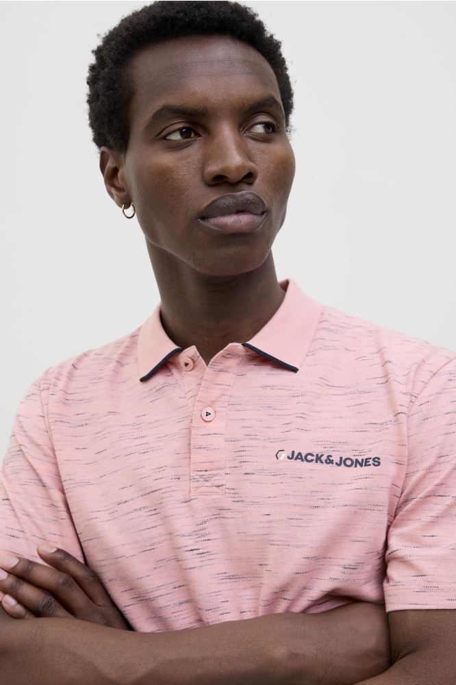 JCOLOGAN INJECT POLO SS SMU 12283821 PINK ICING